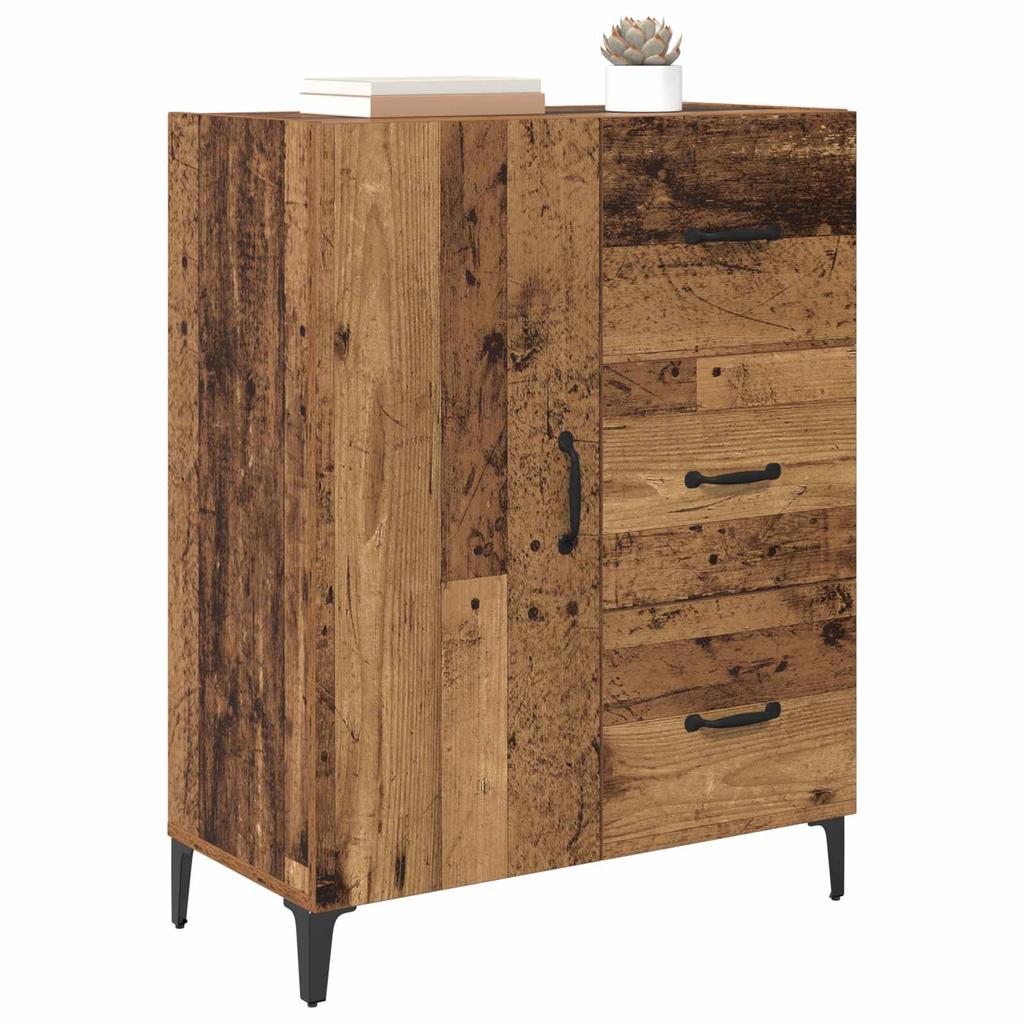 Sideboard Reclaimed Wood 69.5 x 34 x 90 cm Engineered Wood
