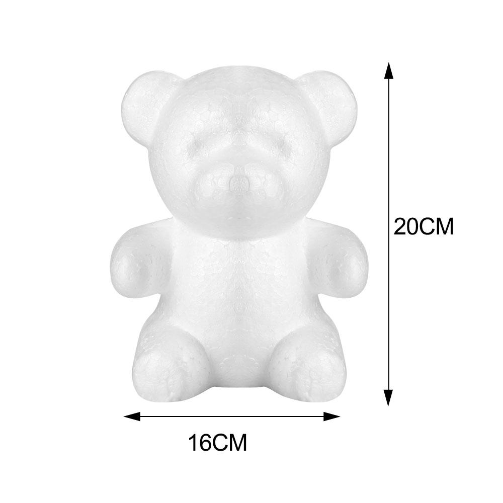 Hotaden 1 pcs 200mm Modelling Polystyrene Styrofoam Foam bear White Craft Balls For Christmas Party Decoration Supplies Gifts Hotaden 1 pcs 200mm Modelling Polystyrene Styrofoam Foam bear White Craft Balls For Christmas Party Decoration Supplies Gifts