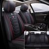 5-Seat Full Car PU Leather Seat Covers 3D Diamond Stitching Soft Comfortable Non-Slip Fit Most Cars All Season