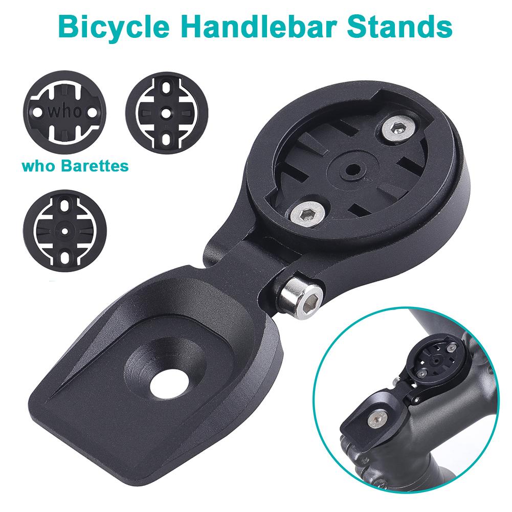 Bicycle Computer Mount Adjustable Bicycle Computer Stem Mount Holder Speedometer Support Stand for Garmin Bryton Wahoo