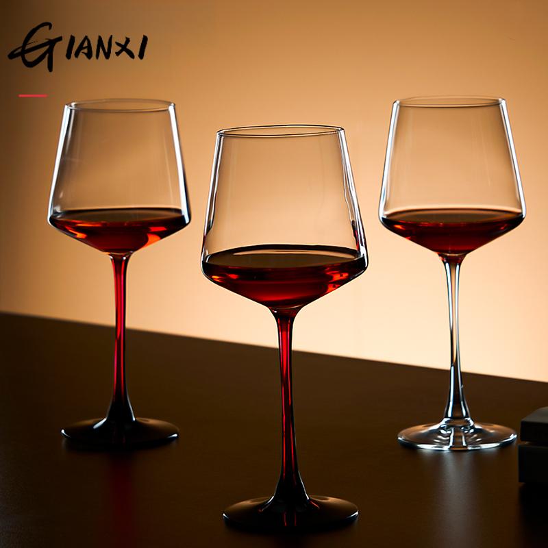 460ml Wine Glass Lead-Free Crystal Burgundy Wine Glass For Household Easy To Clean Light Luxury Wine Goblet