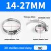 304 Stainless Steel Quick-Install Hose Clamp for Gas Pipes
