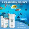 100Pcs 7 in 1 Aquarium Test Strips Multi-function Easy To Use Water Quality Test Strips Fish Tank Test Kit