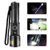 1000LM Handlamp Aluminum Alloy Hand Torch Waterproof Rechargeable Flashlight for Camping Hiking