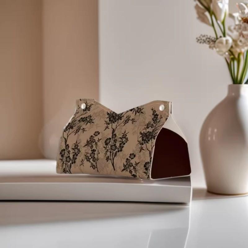 Elegant Retro Waterproof Tissue Box for Home, Bathroom, or Car