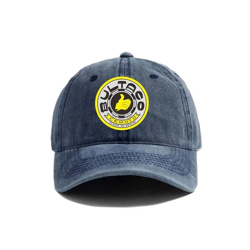 Bultaco Cemoto Motorcycles Baseball Caps Distressed Hats Cap Men Women Retro Outdoor Summer Adjustable Bultaco Hats