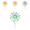 Diy Handheld Children's Educational Relief Toy 3d Sunflower Windmill With Radish Design