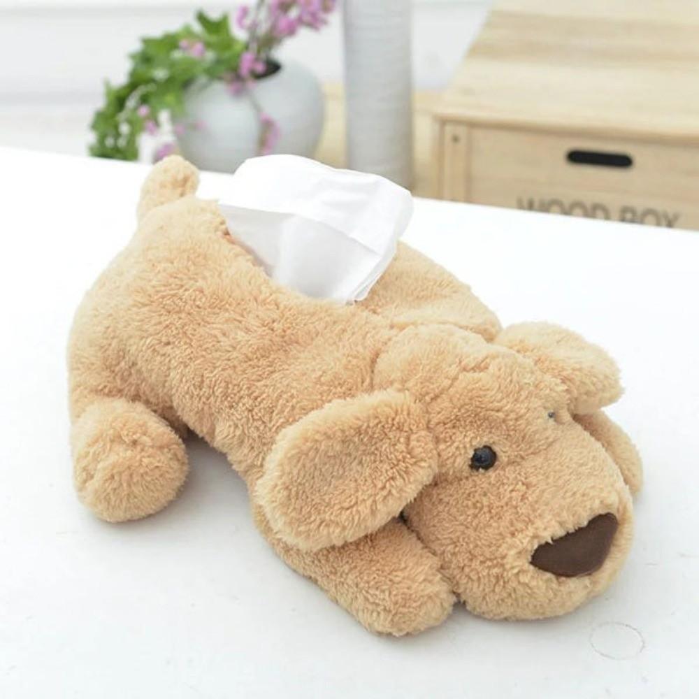 Soft Paper Container Creative Napkin Storage Holder Home Decor Dog Tissue Box Living Room