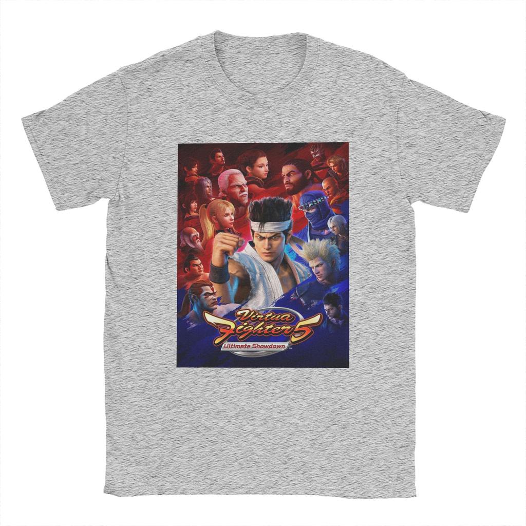Virtua Fighter 5 Ultimate Showdown T-Shirt Men Fighting Game Novelty Cotton Tees Crewneck Short Sleeve T Shirts Printing Tops