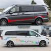 2Pcs/Lot Car Stickers For Mercedes Benz Vito V Class W447 Viano W639 Camper Van DIY Graphics Vinyl Decals Tuning Accessories
