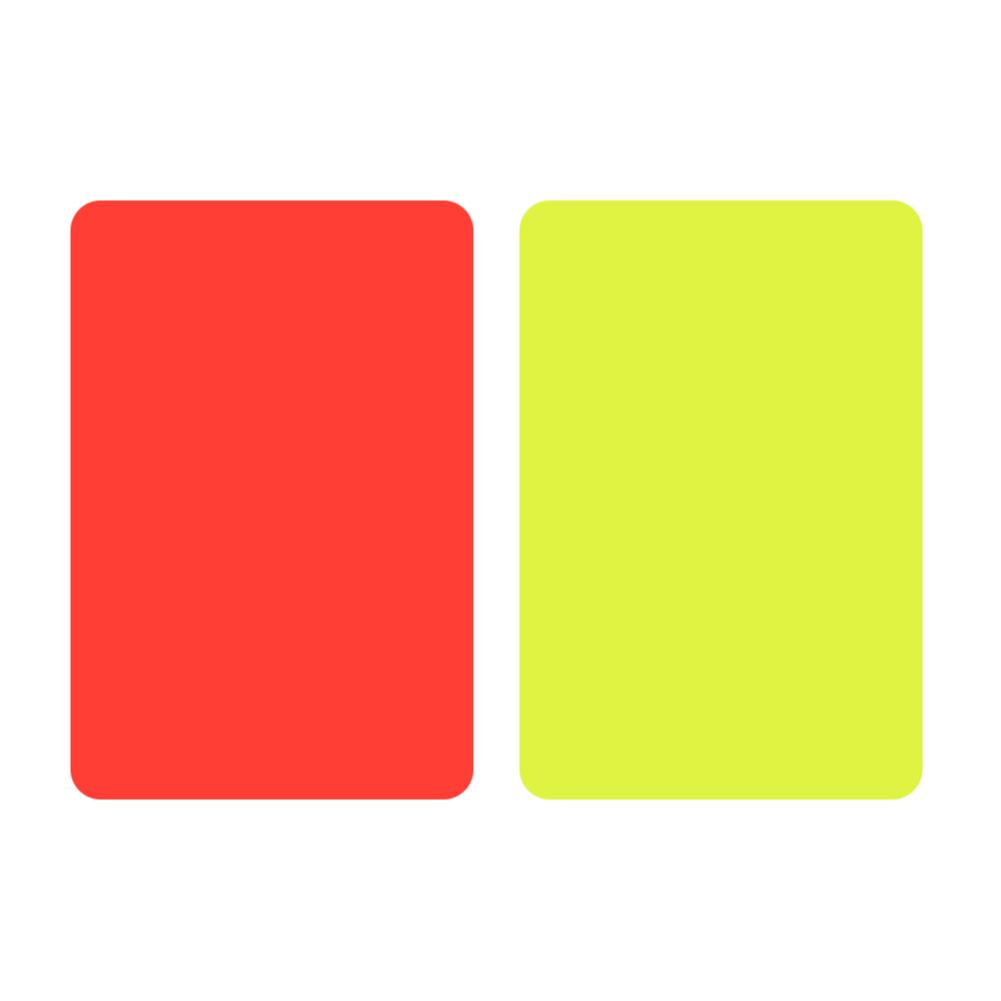 2-30PCS Soccer Referee Red Yellow Cards Football Referee Kit 8x11cm Football Match Training Referee Tool Football Accessories