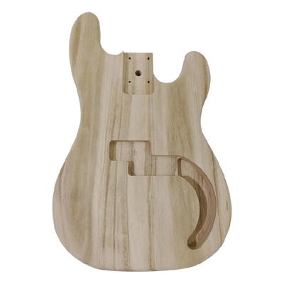 Corps de Basse Électrique en Bois Fait Main Corps de Guitare en Bois Baril de Guitare Pièces DIY pour Guitares