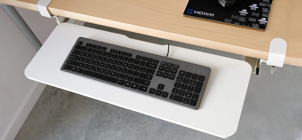 Additional Drawer Under the Desk, Keyboard Holder Hdwr Solidhand-Kt09W