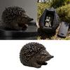 Realistic Hedgehog Home Decor Resin Statue Storage Ornament, Waterproof Box for Cute Ornament Patio Garden, Animal Figurine Indoor Outdoor Landscape