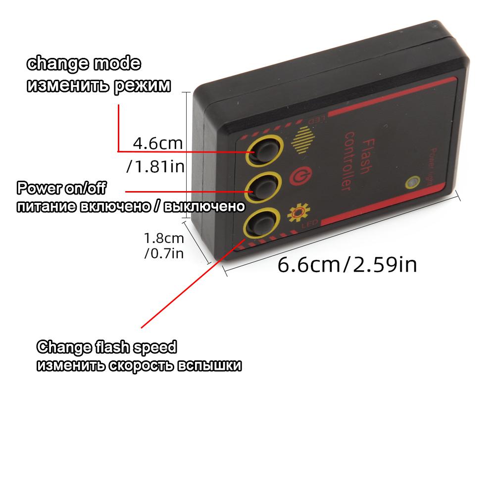 3 LED Car Front Grille Strobe Police Lights Stroboscopes Emergency Warn Lamp 12v 6w Car Flasher Light Cigarette Lighter 2 IN 1