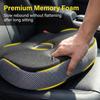 Ergonomic Memory Foam Car Seat Cushion, Anti-Pressure Hip Support Pad for Long Driving