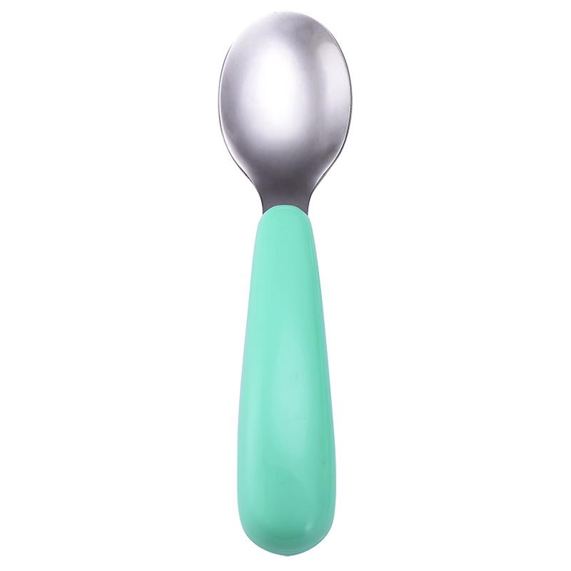 304 Stainless Steel Children's Cartoon Cutlery Set: Baby Feeding Spoon & Fork, Training Spoon & Fork