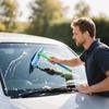 Silicone Window Scraper Microfiber Cloth Set Car Cleaning Mop Cleaning Tool Glass Cleaning Artifacts