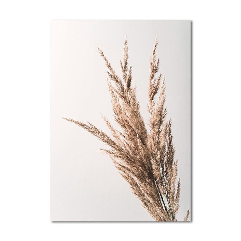 Scandinavian Nature Landscape Bird Canvas Painting Flower Grass Wall Art Print Poster Nordic Modern Image Home Decor Unframed