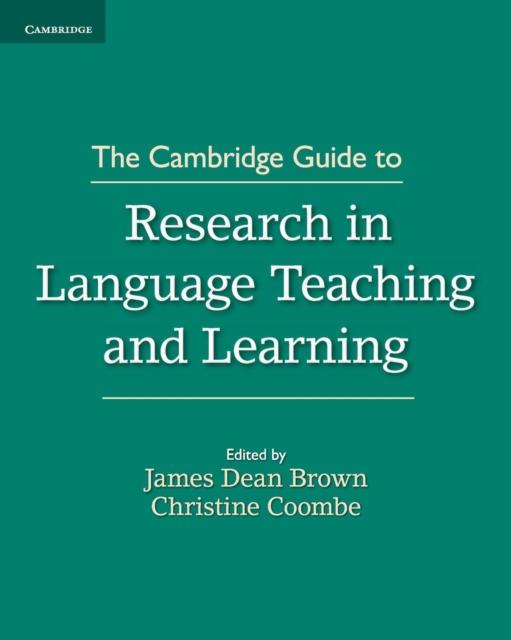 The The Cambridge Guide To Research In Language Teaching and Learning Book