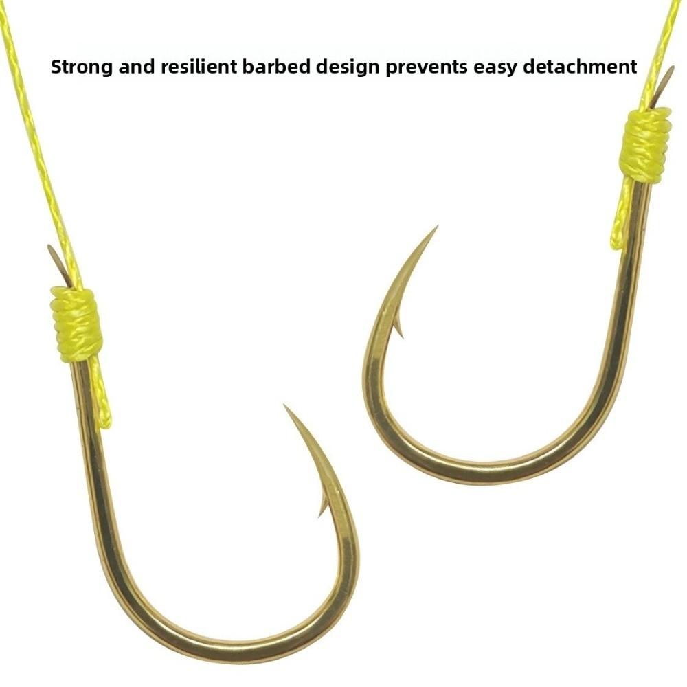 7pcs Set Anti Winding Springs Fishing Tackle Explosion Design Lure Trap Hooks  Fishing Bait