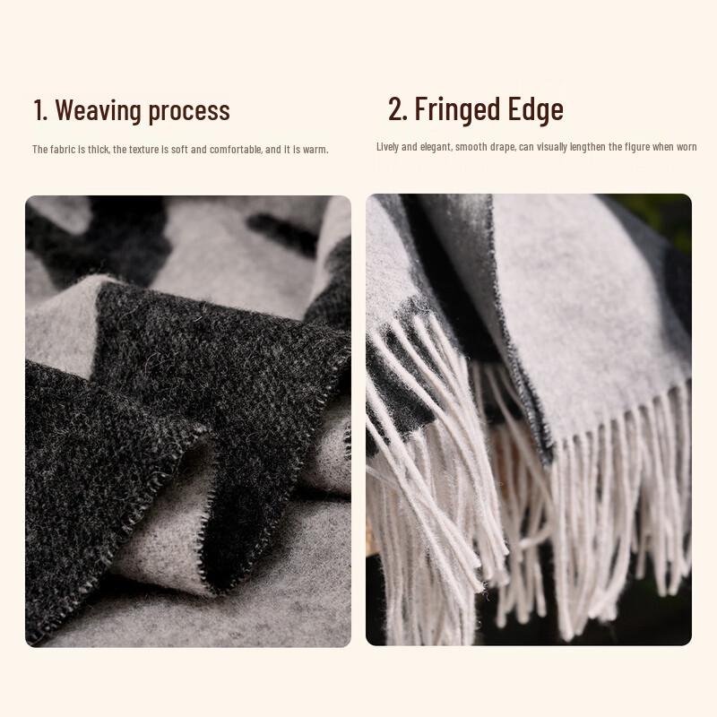 Women's 100% Wool Scarf & Shawl