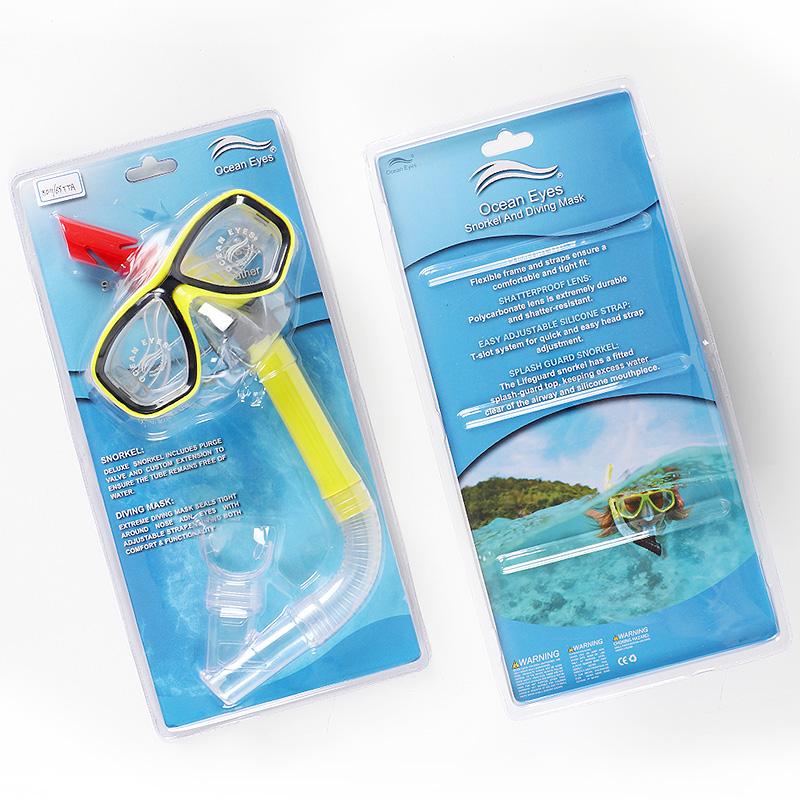 Diving Equipment Kids Scuba Diving Mask Ank Snorkel Tube Shockproof Anti-fog Swimming Goggles Underwater Snorkeling Mask