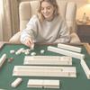 Mahjong Rack for Tabletop, Foldable Portable Holder with Folding Stand for Mahjong Tiles
