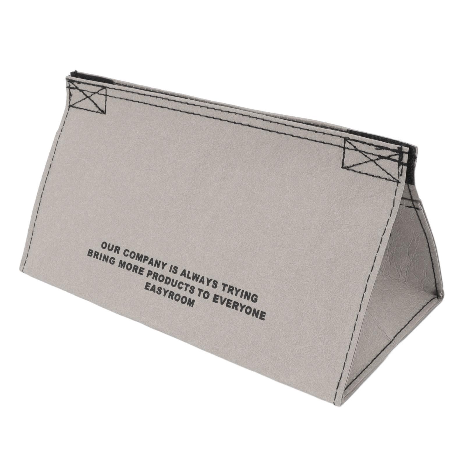 

Tissue Box Cover Leather Tissue Dispenser Waterproof for Living Room Bedroom