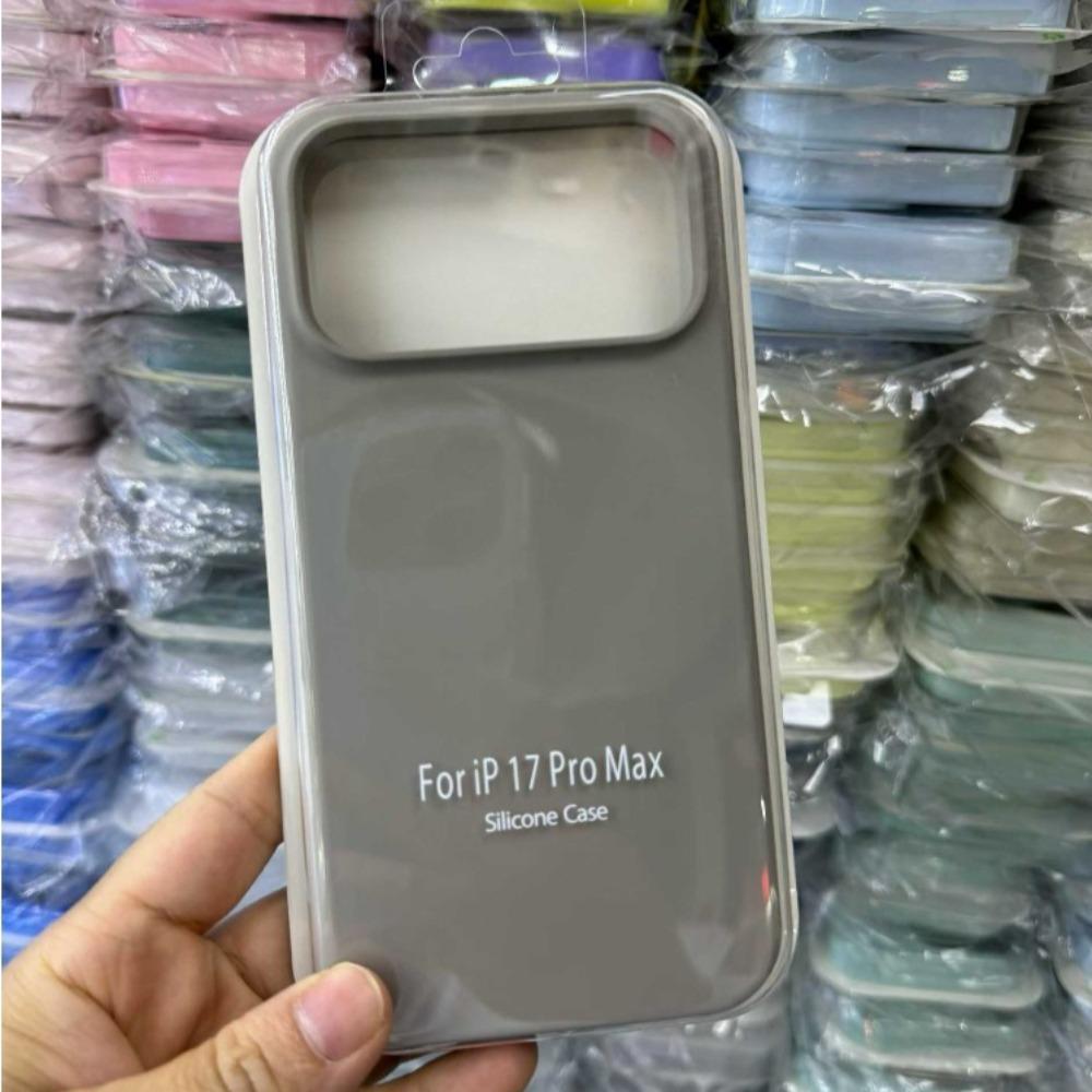 Ins Candy Color Official Case For IPhone 17 Pro Max Air 16 15 14 Plus 13 12 Original Soft Liquid Silicone Wireless Charging Anti-Drop Protect Cover