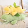 Happy Dinosaur Sitting And Lying Down Plush Doll Doll Doll Skin-Friendly, Cute, Soothing And Accompanying Doll Small Gift Wholesale