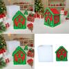 Christmas House Silicone Mould for Candle Making Holiday Craft Soap Chocolate Art Festival Home Decoration