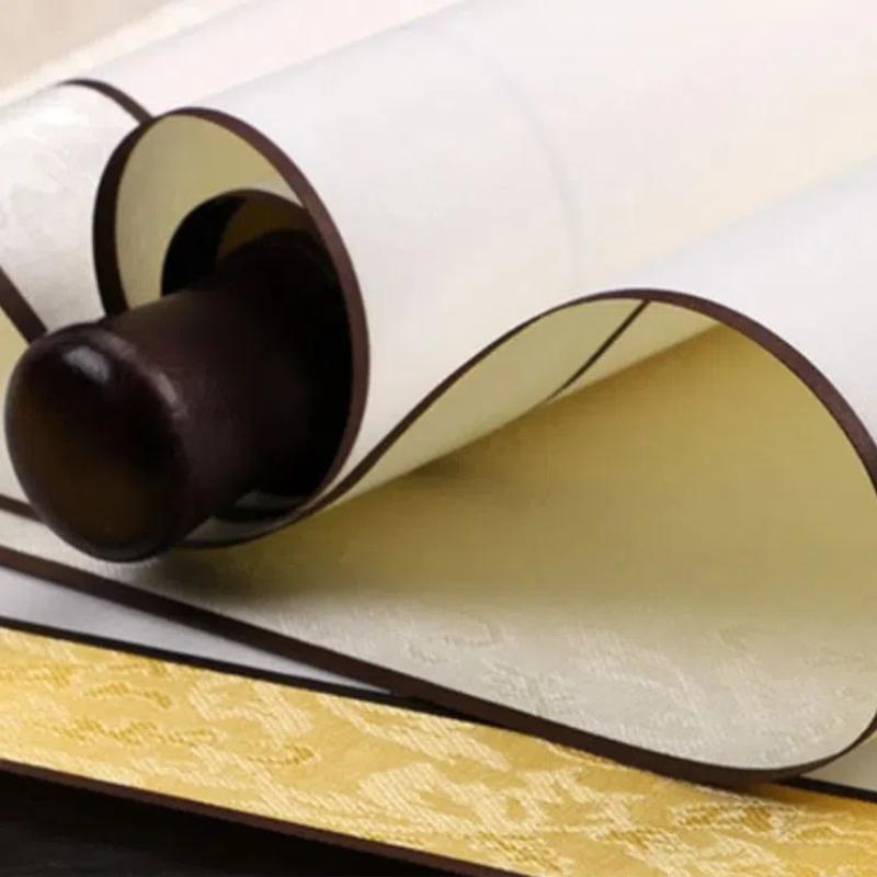 Calligraphy Painting Hanging Scroll Vintage Vertical Xuan Paper Decorative Painting Scroll Chinese Style Home Decoration