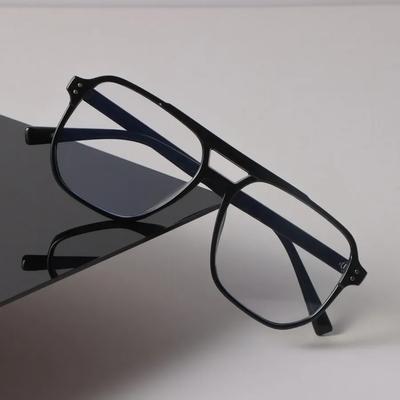 Luxury Square Frame Eyeglasses Women Men Minimalist Transparent Clear Lens Cool Fashion Glasses Oculos