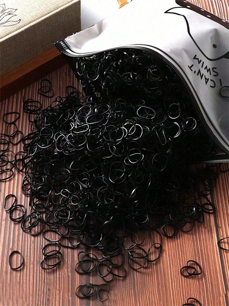 Průhledné malé elastické gumičky do vlasů, Jednorázové malé gumové gumičky, Malé gumové gumičky jako vlasové doplňky, Roztomilé gumičky do vlasů pro ženy, Pro každodenní použití, Culík