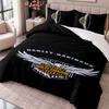Harley-Davidson 3-teiliges Bettwäsche-Set Bettbezug mit zwei Kissenbezügen für Schlafzimmer Heimdekoration
