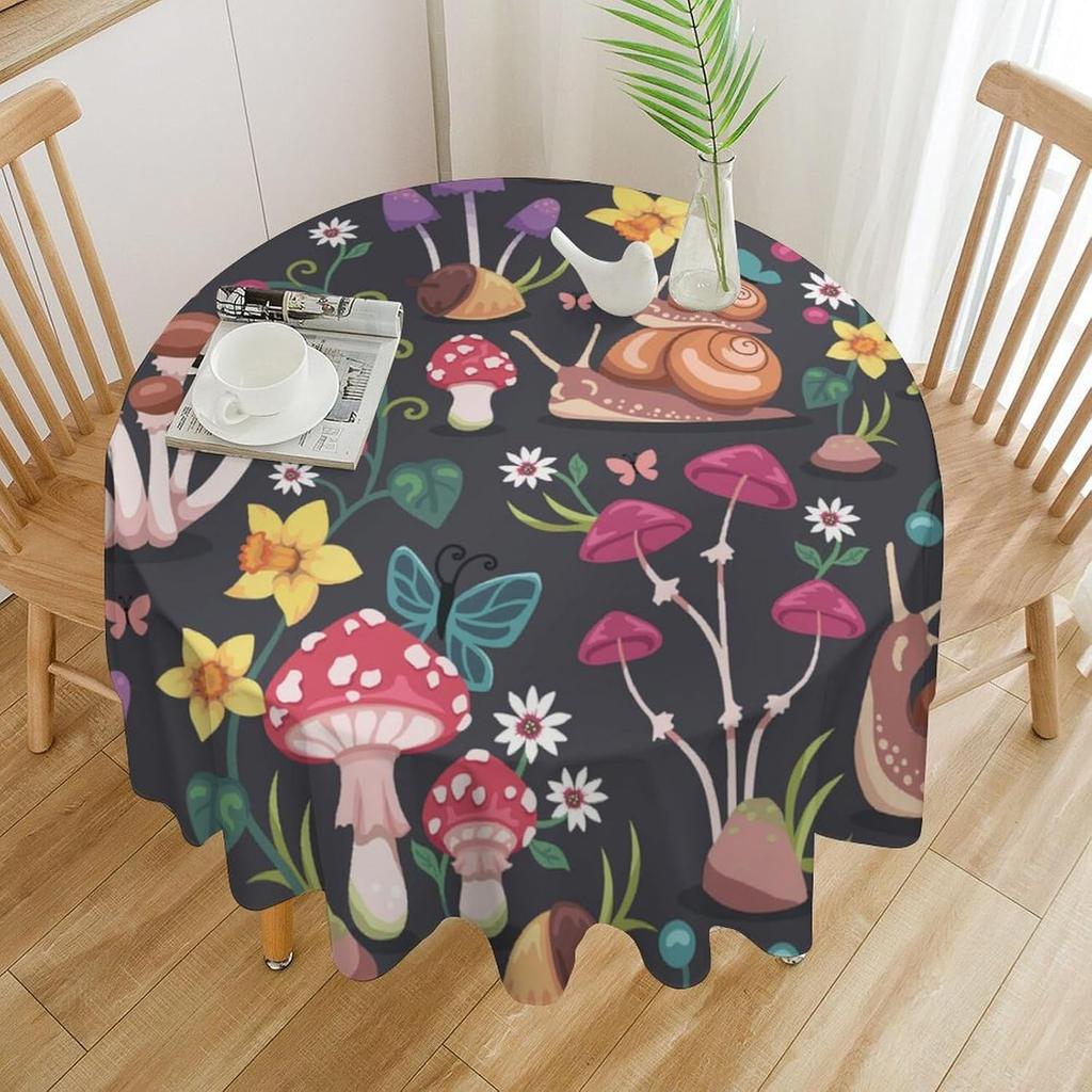 William Morris Bloemenprint Rond Tafelkleed Afwasbaar Polyester Stof Vintage Bloemen Wasbaar Tafelkleed Voor Feestdagen Keuken