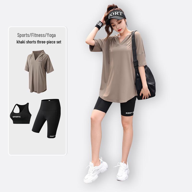2024 Plus Size Yoga & Running Fitness Set - Tummy Control, Slim Fit
