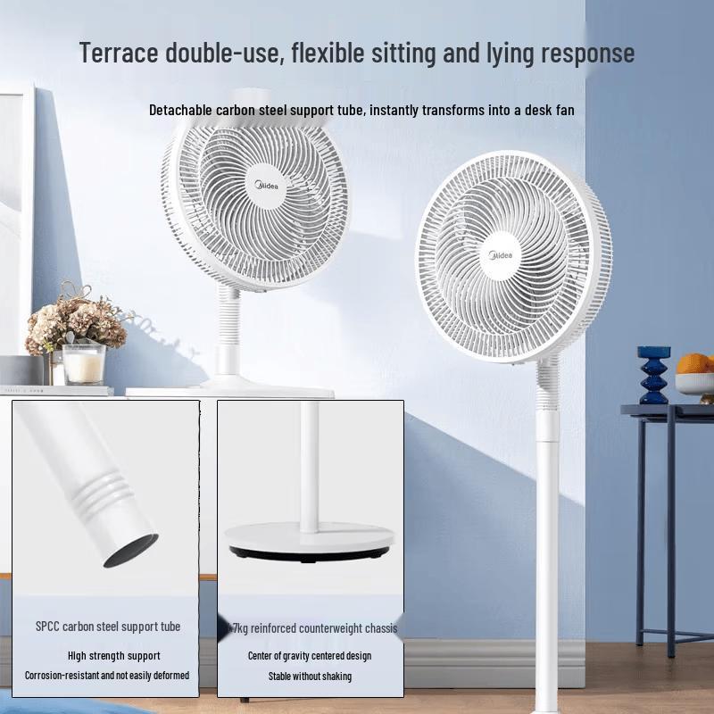Midea SAF30AC Тихий напольный вентилятор вилка CN (адаптер в комплекте)