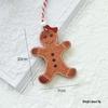 NUCHI Luminous Wooden Christmas Tree Ornaments - Small House Pendant Decorations