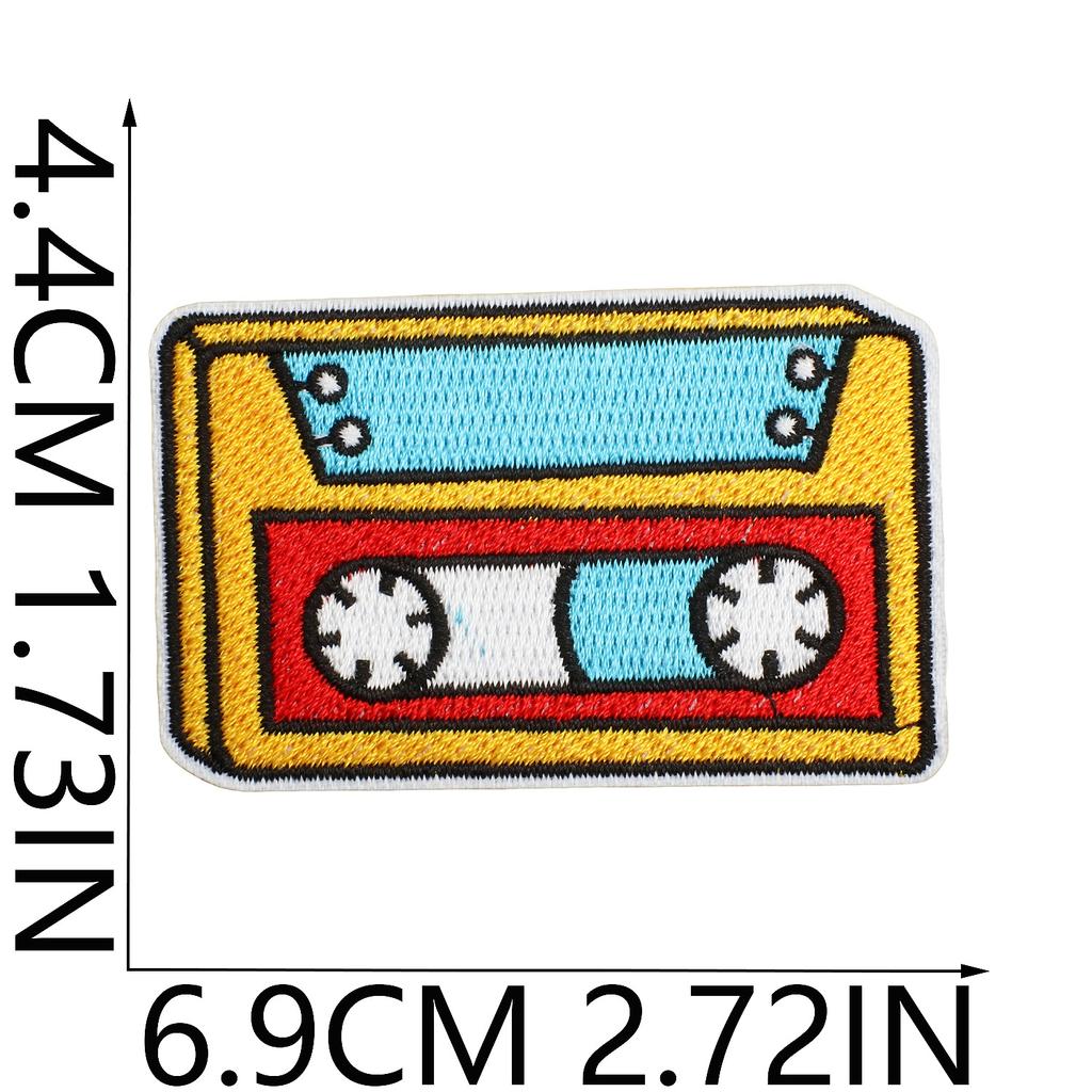 Taylor Cd Embroidery Cloth Sticker Singer Patch Sticker Music Butterfly Disc Computer Embroidery Chapter Bag Decoration Skirt Embroidery Label