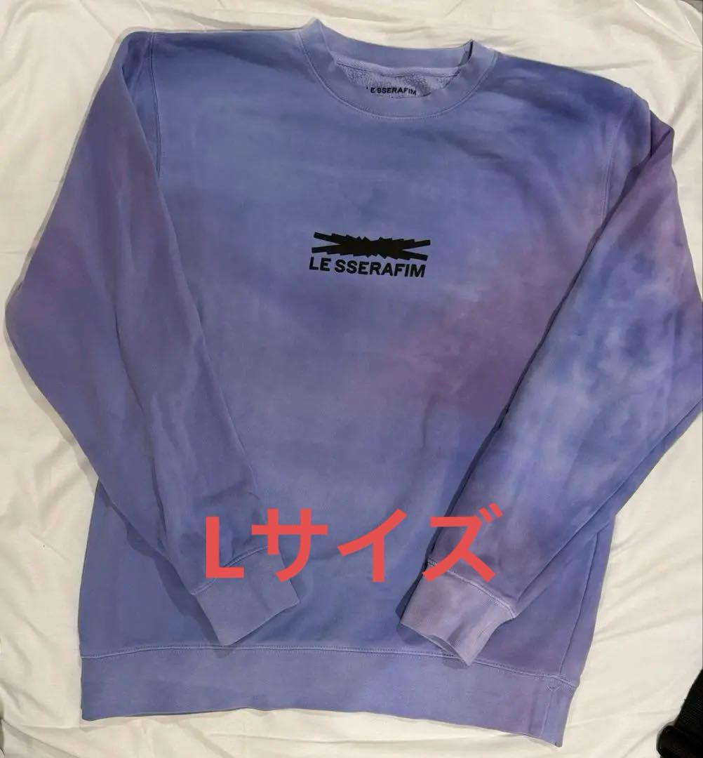 

[USED] US Limited LE SSERAFIM TIE DYE CREWNECK L Size
