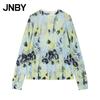 JNBY Spring 2026 Floral Round Neck Pullover Sweater
