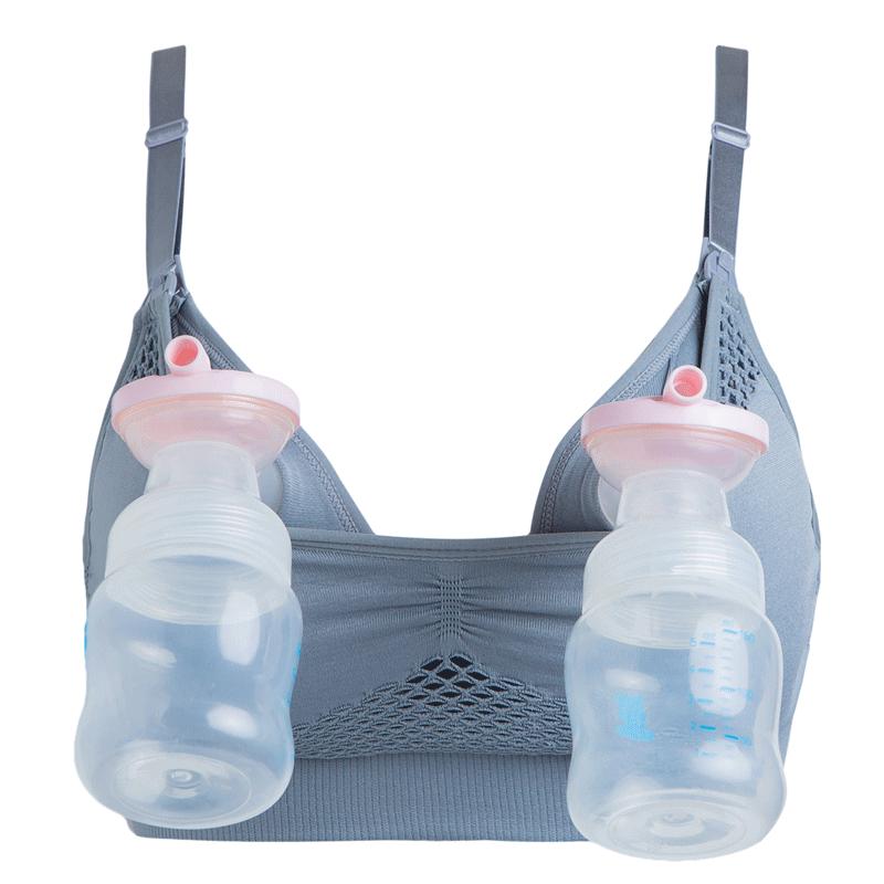 Breathable Hands-Free Wireless Pumping Bra for Breastfeeding