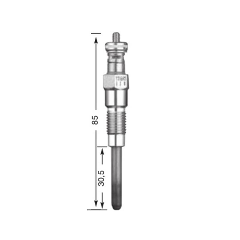 4PCS Glow Plug For Kubota V1903 V2003 V2403 V2203 V2203-M V2203-A Engine