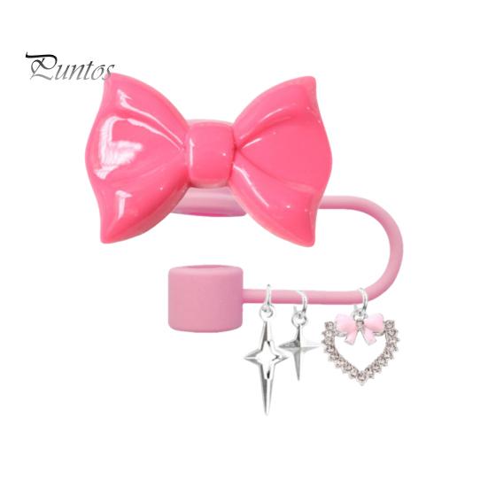 

Крышки для соломинок с бантом для стаканов 30 и 40 унций, силиконовые наконечники для соломинок, крышки для соломинок, защитные насадки для питьевых соломинок, аксессуары для стаканов 0,4 дюйма