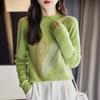 Women Sweater 100% Wool MODERN NEW SAGA Knit Pullover O-neck Thick Winter Jumpers Female Knit Tops