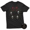 Gothic Skull Wreath 100% Cotton T-shirt Mens Tees Top