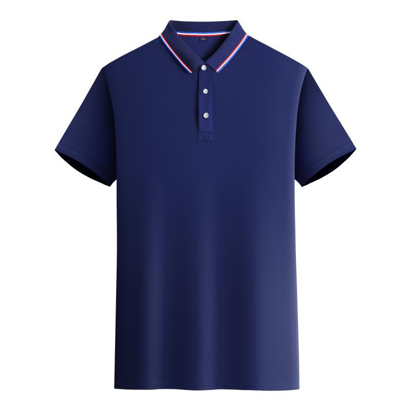 Summer Short Sleeved Polo Shirt Collar Short Sleeves Casual Fashionable Comfortable Solid Color Simple Men's Women's Polo Shirt