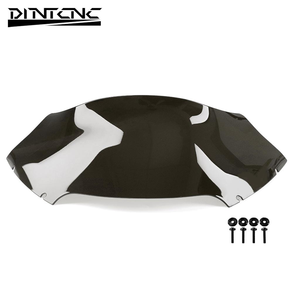 Front Windshield Spoiler For Harley Davidson Road Glide FLTRX 2015-2023 9 inch Block The Wind Shield Block Windscreen Pare-brise дым
